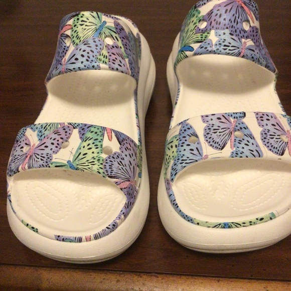 CROCS ICONIC COMFORT SLIDE SZ 10 - Picture 2 of 9